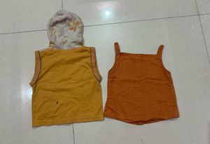 Cute Baby Vest Bundle - Size Unknown