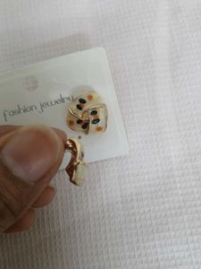 Unique Polka Dot Swirl Earrings