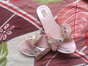 Cute Pink Floral Slides