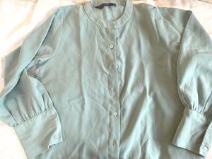 Olive Green Formal Shirt Size Medium