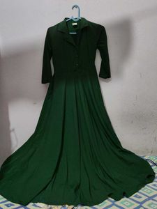 Elegant Green Maxi Dress