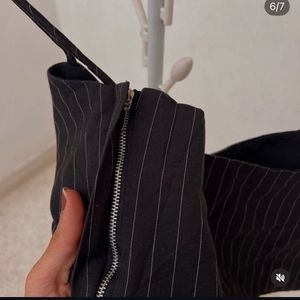 Pinstripe Corset Top