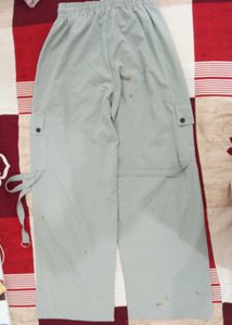 Grey parachute baggy pant 🩶