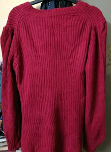 Cherry Korean Top With Belt
