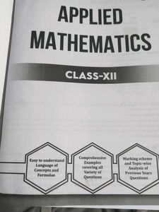 applied mathematics class 12 latest edition