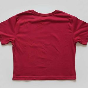 Trendy Red Graphic Tee
