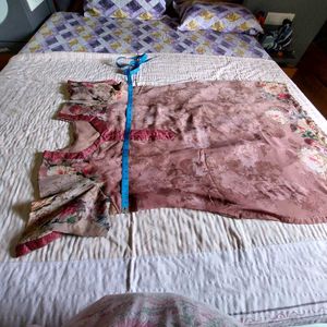 Elegant Floral Print Kurta