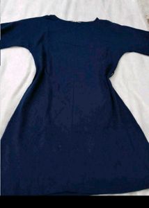 Navy Blue Casual Dress