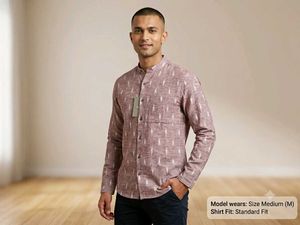Men's Ikat Kurta Shirt