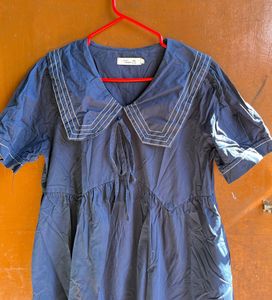 Chic Dress with cute collar