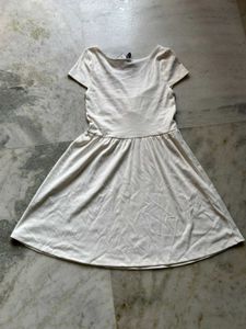 H&amp;M White Mini Dress