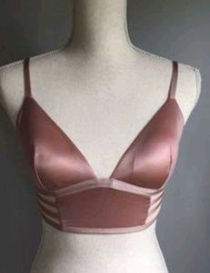 Satin Triangle Bra