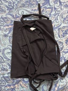 Unique Black Backpack with Fringe Detail