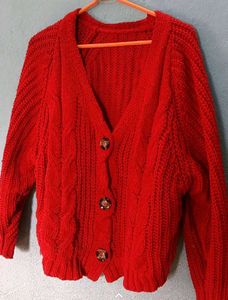 Red ♥️ Color Cardigan