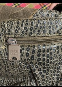 Unique Leather Patchwork Shoulder Bag