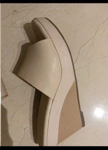 Stylish Beige Slip-On Sandals