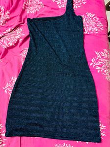 Sparkly Blue Mini Dress