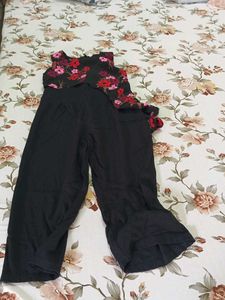 Floral Print kids Jumpsuit