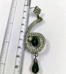 Rhinestone korean style Eyer rings large size Fanc