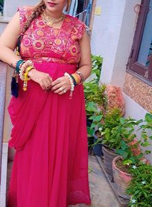 Elegant Ethnic Skirt Set