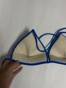 Vibrant Blue Bikini Top