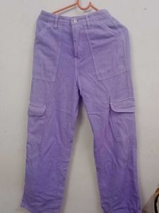 Lilac Purple Cargo Pants