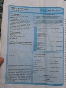 Mathematics Textbook for Class X