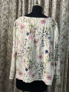 Floral Print Long Sleeve Top