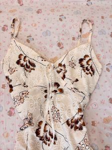 Vintage Floral Lace Camisole dress