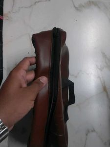Stylish Brown Faux Leather Tote Bag