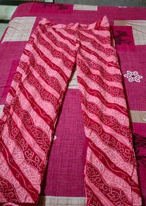 Red Bandhani Print Backless Dress