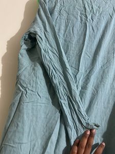 Light blue embroidery Kurta