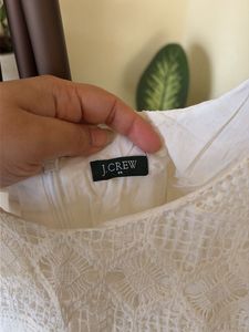 White Lace Sleeveless Dress