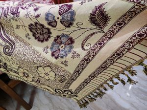 Winter Shawl - Reversible Print