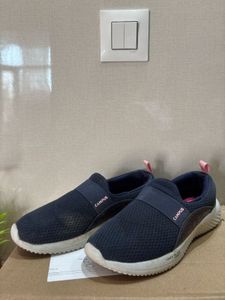 Campus Navy Slip-On Sneakers