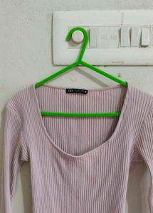 Ribbed Long Sleeve Bodysuit