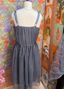 3 for 999 Elegant Grey Tiered Tulle Dress