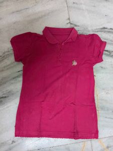 Chic Pink Polo T-Shirt