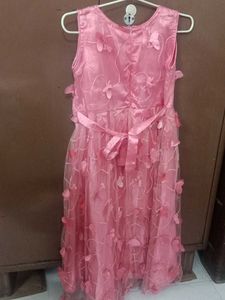 Cute Pink Butterfly Dress