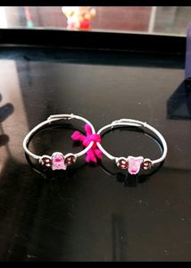 Small Baby Kadli Pure Silver (Pair)