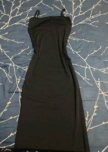 (SALE!!)₊˚⊹ᰔ Sleek Black Bodycon Dress