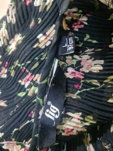 FIG Black Floral Maxi Dress