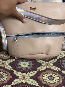 Stylish Beige Handbag