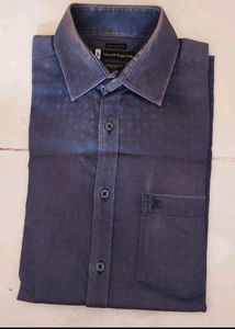 Mens Full Sleeves Cotton Shirt Size M 40 CM