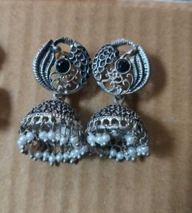 Combo Jhumka Earrings Set