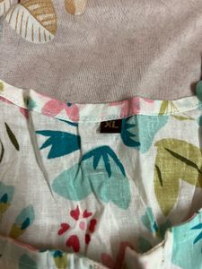 Maternity Night Dress with feeding zipper