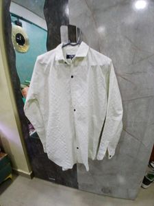 Textured Button-Down Shirt