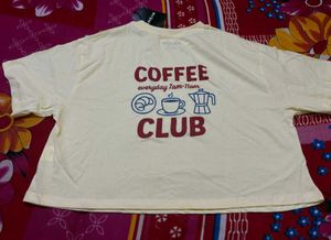 Coffee Club Graphic Tee 💛
