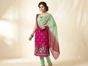 Stunning Magenta Kurta Set with Dupatta
