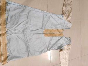 Elegant Kurta with Embellished Neckline